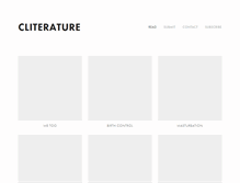 Tablet Screenshot of cliteraturejournal.com